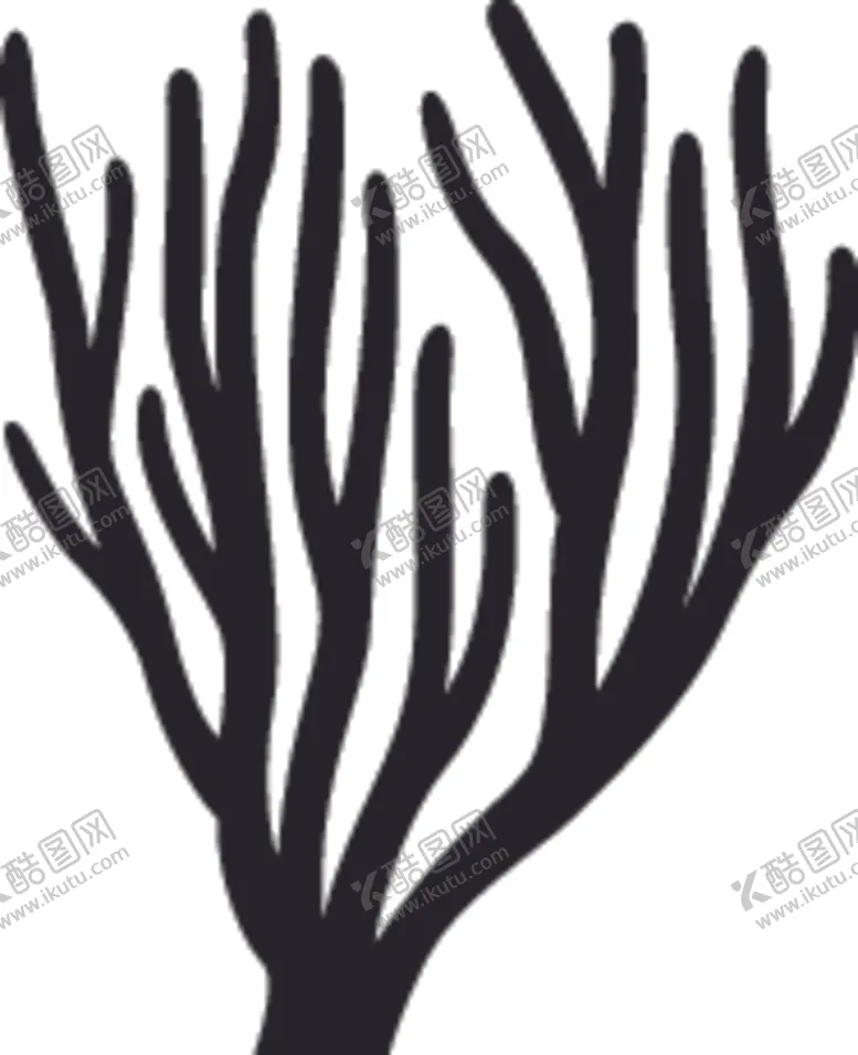编号：27436310161821346269【酷图网】源文件下载-海洋生物系列珊瑚矢量图动