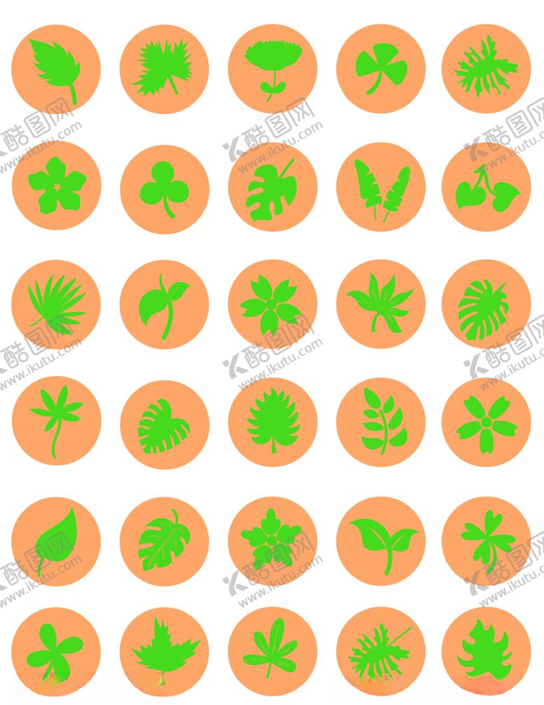 编号：27601510212159212952【酷图网】源文件下载-花草图标