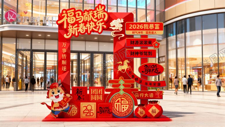 编号：83899804050849307872【酷图网】源文件下载-马年美陈