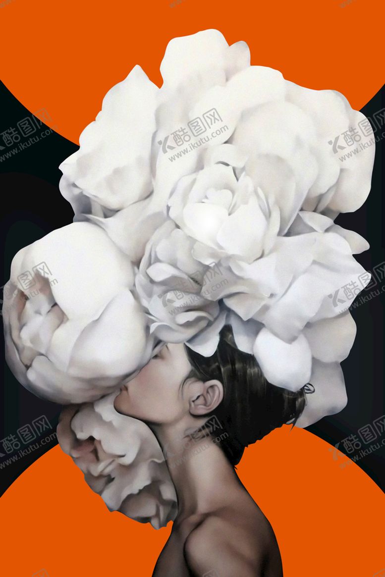 编号：29364810232025215445【酷图网】源文件下载-人物艺术美女装饰画