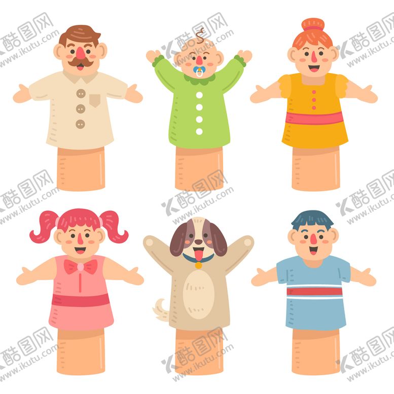 编号：67830109210801406320【酷图网】源文件下载-布袋木偶
