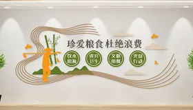 食堂餐厅文化墙设计