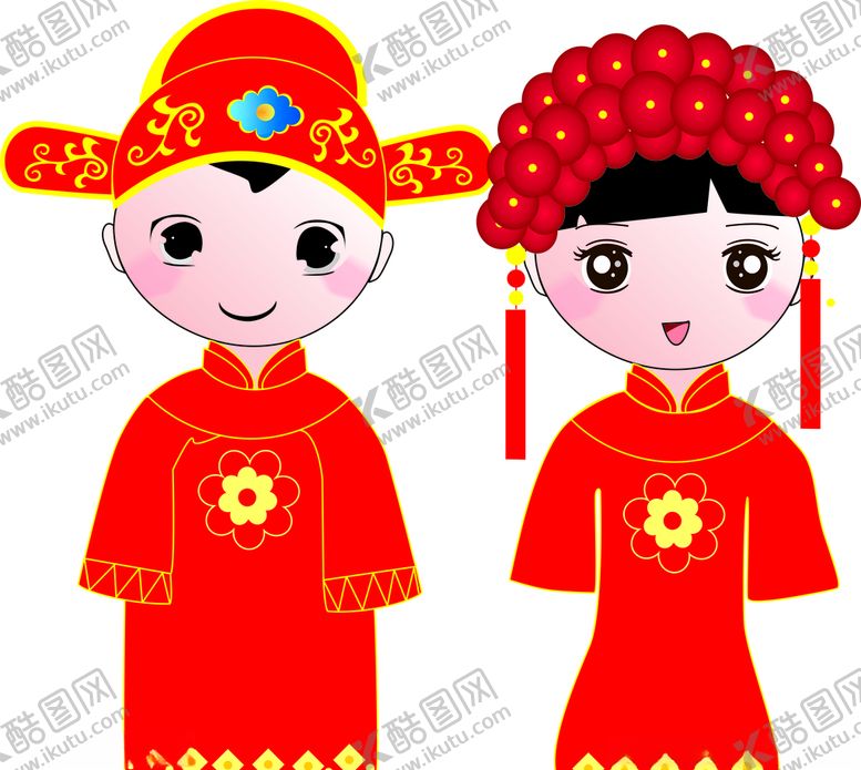 编号：87373309282348502712【酷图网】源文件下载-中式结婚婚礼服