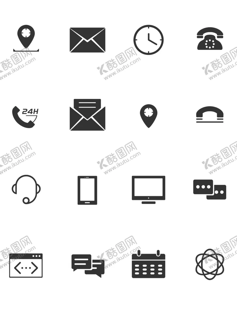 编号：97103905072352312765【酷图网】源文件下载-电话图标