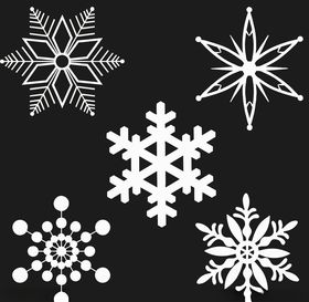 雪花矢量