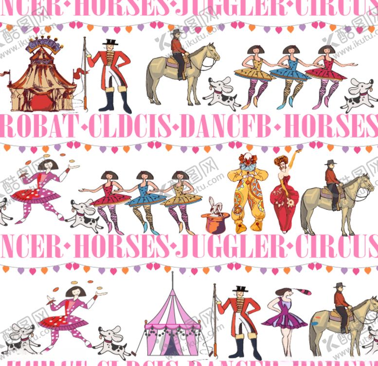 编号：83011410052349375558【酷图网】源文件下载-马戏团人儿