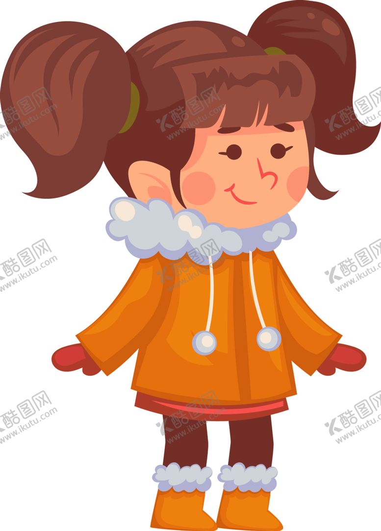 编号：47580909212307180238【酷图网】源文件下载-装冬装的儿童