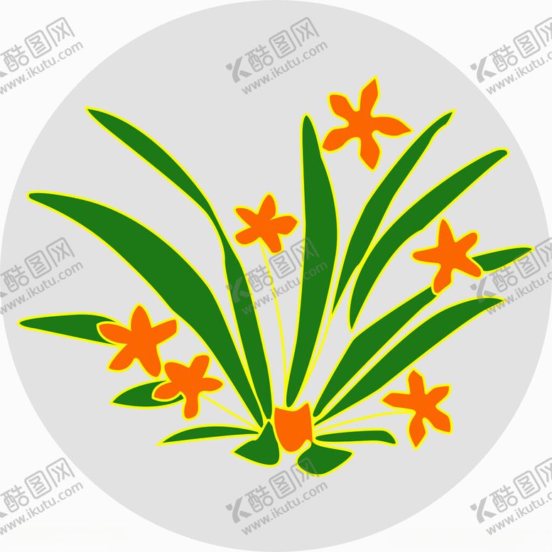 编号：95216302110707495906【酷图网】源文件下载-手绘矢量图插画简笔画24节气花