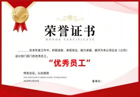 荣誉证书空白模板奖状模板芯