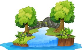 小岛自然风光