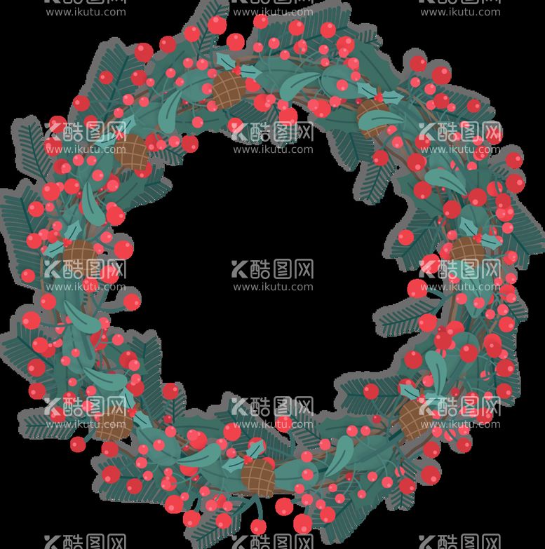 编号：15291210170206347512【酷图网】源文件下载-花环免抠图