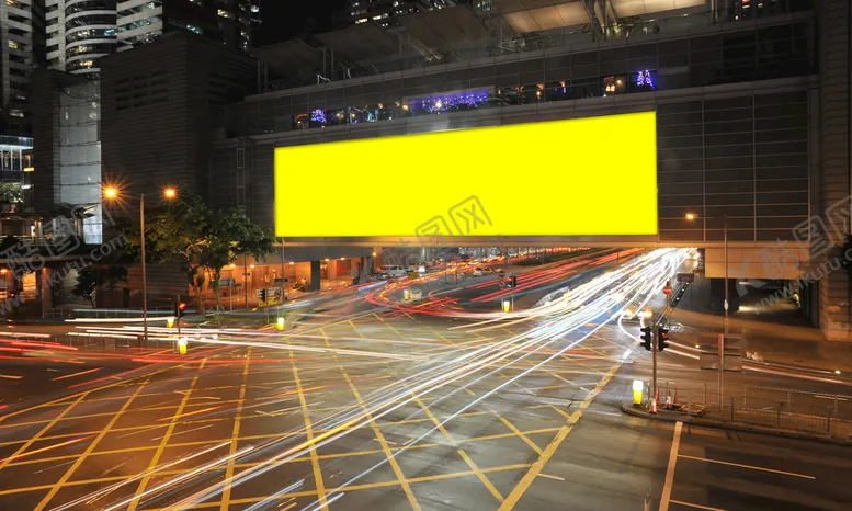 编号：92430809130109125179【酷图网】源文件下载-户外广告样机展示模板模板素材