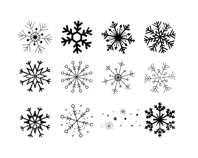 编号：40824211110418588725【酷图网】源文件下载-雪花