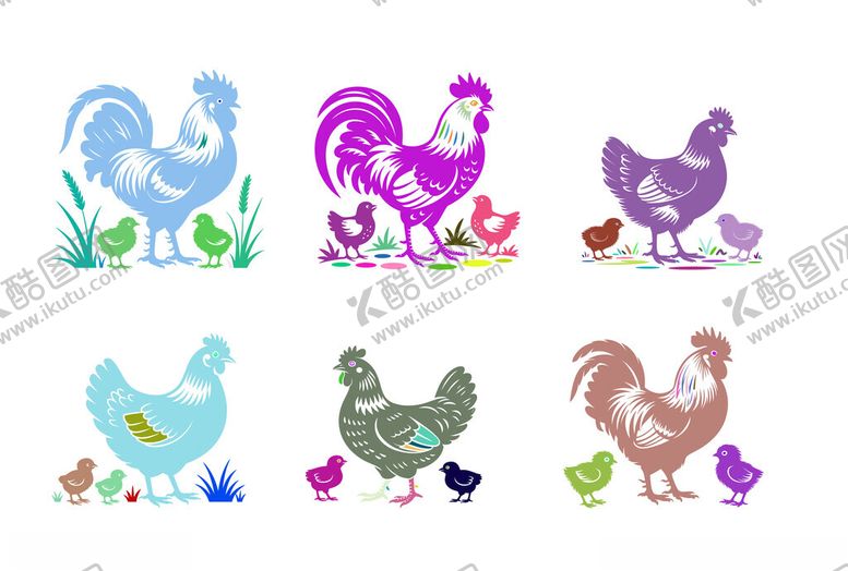 编号：77563004131324468283【酷图网】源文件下载-卡通鸡形象