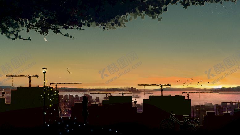 编号：73086909130232135983【酷图网】源文件下载-小清新简约创意海报图片夏季春天插画