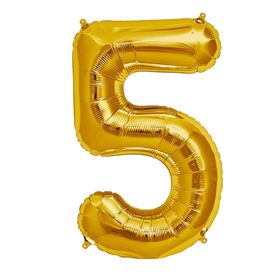 金色气球字5