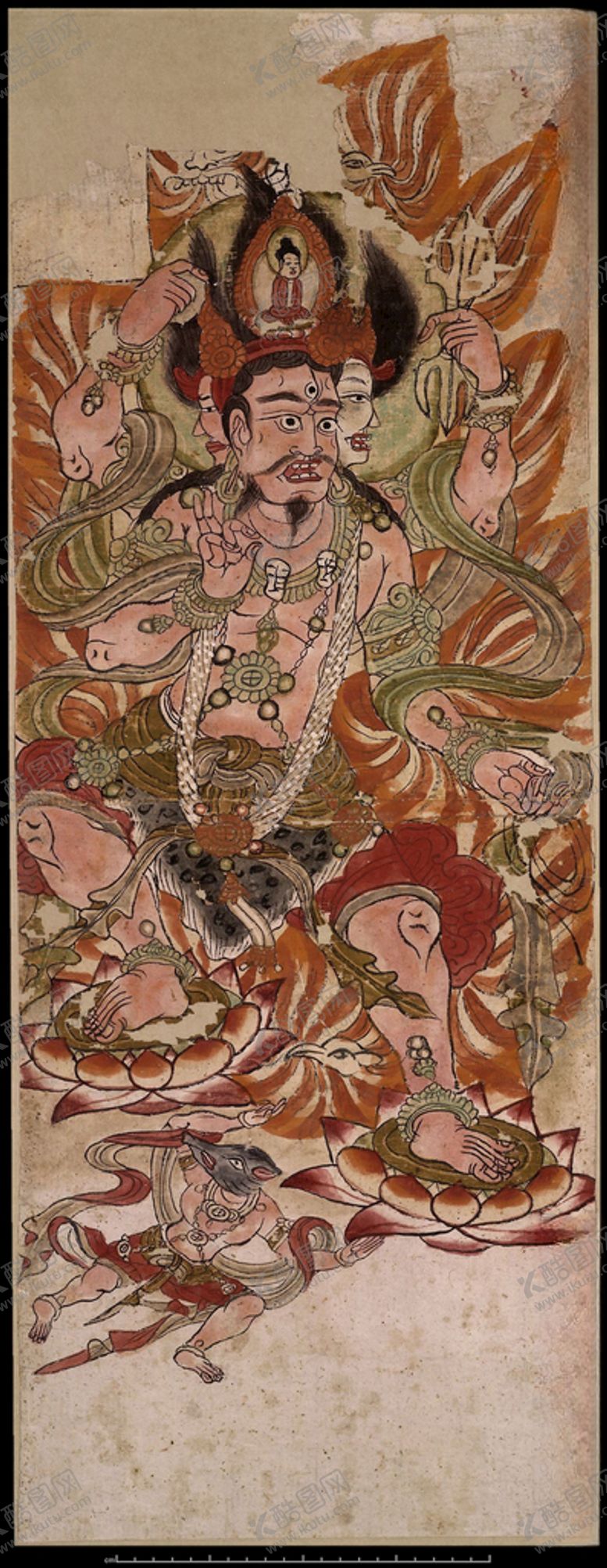 编号：22765610011907004302【酷图网】源文件下载-敦煌风格绘画图案