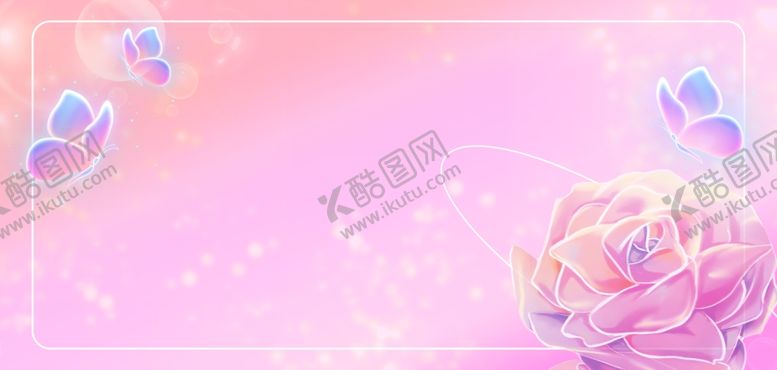 编号：76021802142120301570【酷图网】源文件下载-浪漫玫瑰花背景