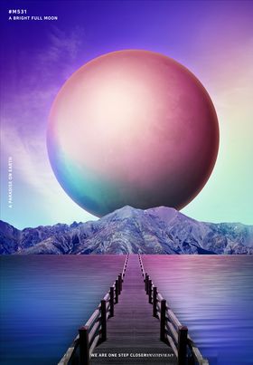 星空星球海报