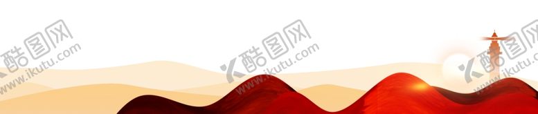 编号：82458405070700455705【酷图网】源文件下载-灯塔日出山脉