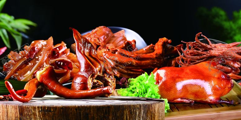 编号：20112609281215566474【酷图网】源文件下载-卤菜熟食