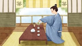 茶文化传统活动海报素材