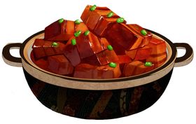 红烧肉手绘美食小吃地方小吃