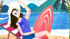 立夏地产创意展板