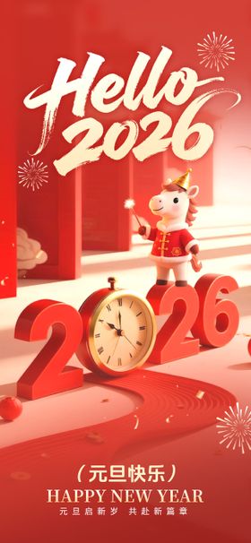 元旦海报