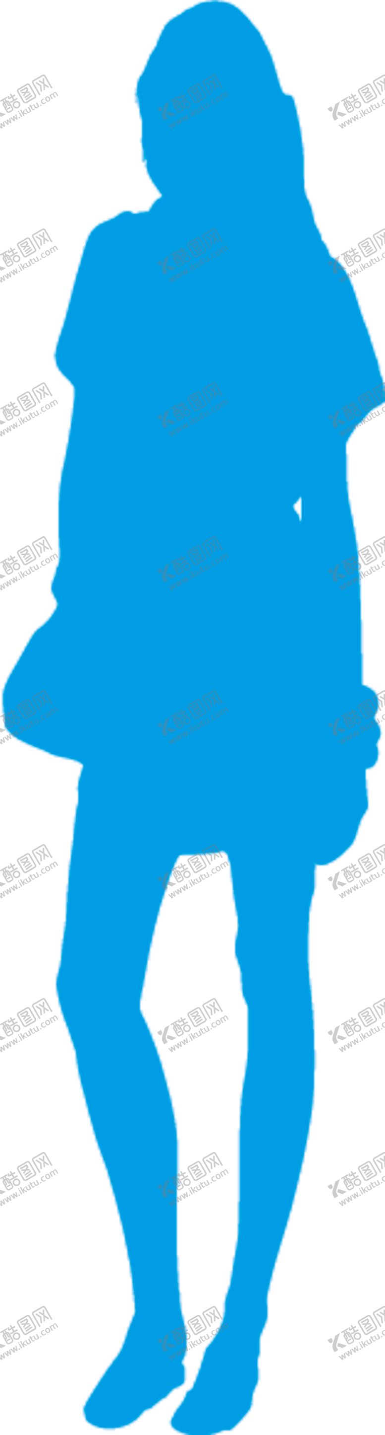 编号：71023505160353185688【酷图网】源文件下载-时尚美女剪影