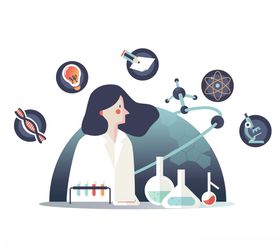 科学博士研究生女子