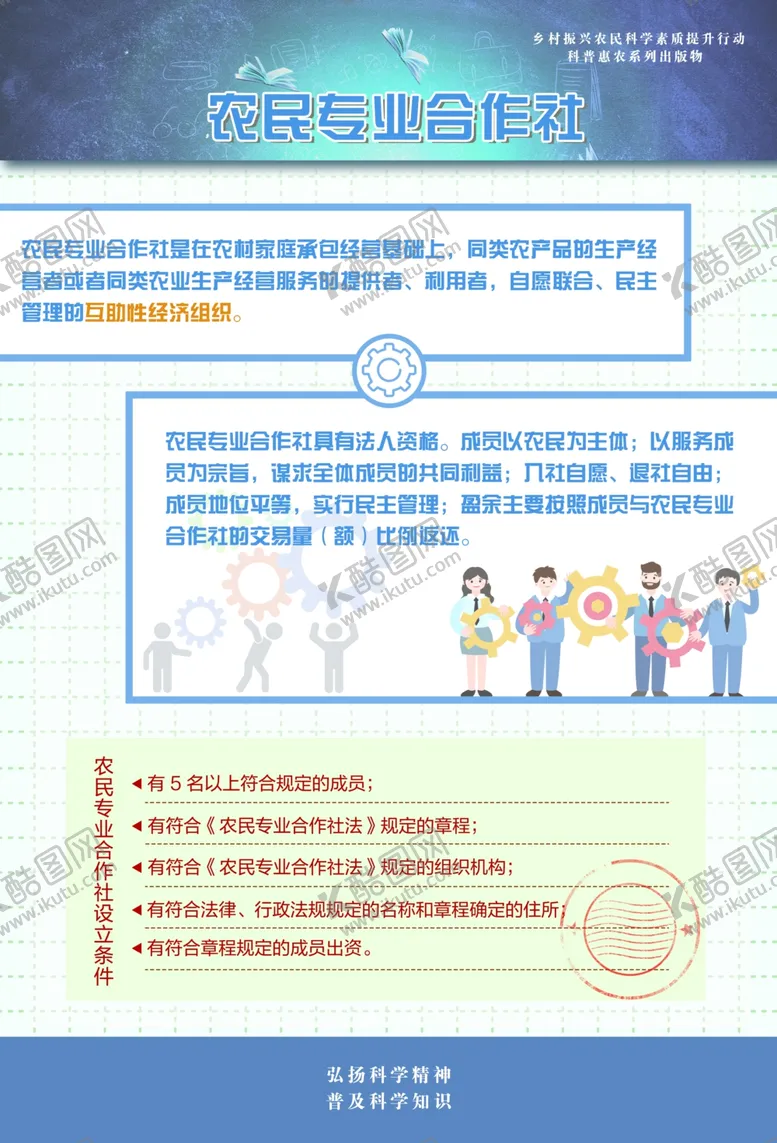 编号：83660104281535062943【酷图网】源文件下载-农民专业合作社海报