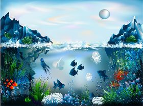 梦幻海底世界景观