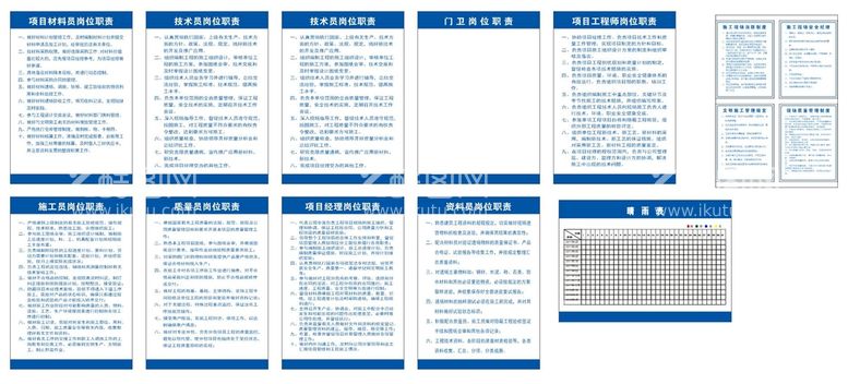 编号：02183710082244406752【酷图网】源文件下载-八大员职责 