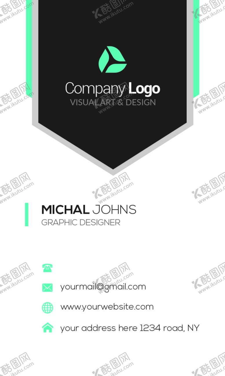 编号：32483809181330394894【酷图网】源文件下载-名片模板