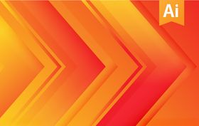 橙色几何背景