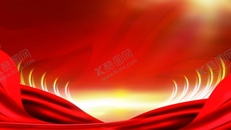 编号：18247012101230395025【酷图网】源文件下载-红色大气高端年会新年背景展板