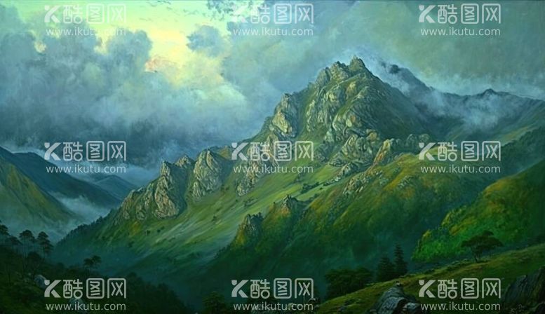 编号：13053211301533182762【酷图网】源文件下载-风景油画