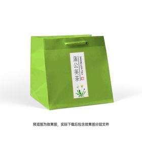 蒲公英茶标签