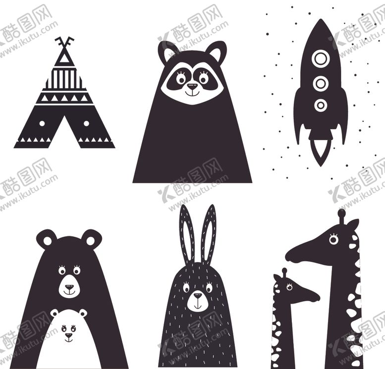 编号：59000609251646225474【酷图网】源文件下载-可爱小动物头像