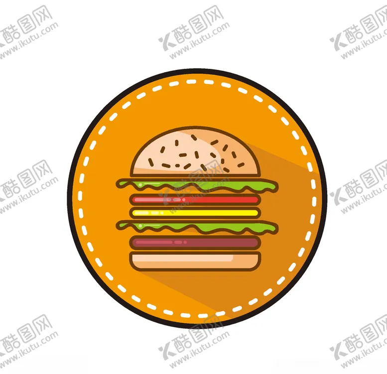 编号：39382404061211356411【酷图网】源文件下载-汉堡插画