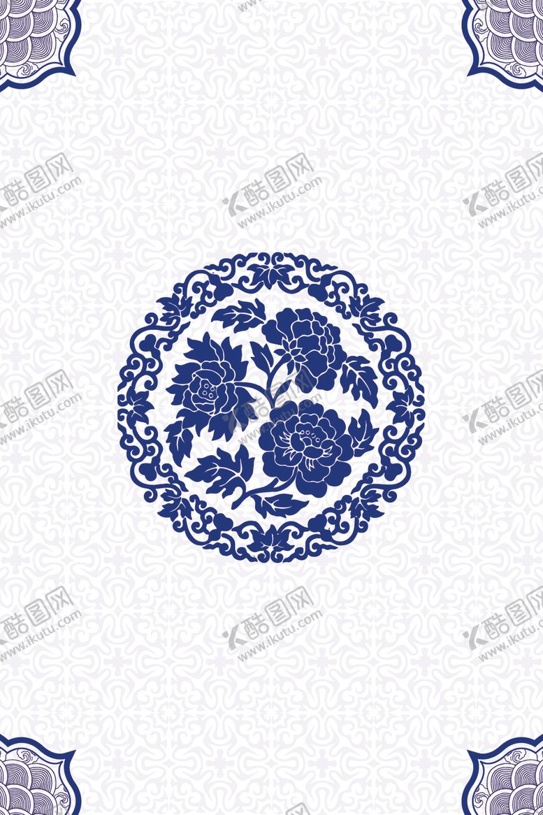 编号：89329005031351267941【酷图网】源文件下载-青花瓷纹理