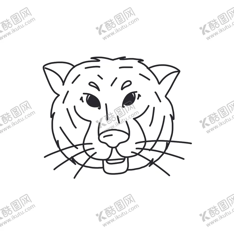 编号：16364012111143364536【酷图网】源文件下载-卡通虎手绘 2022 