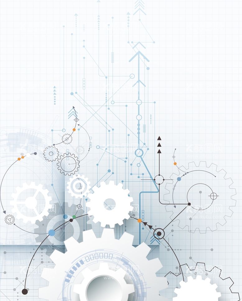 编号：24651909292346324576【酷图网】源文件下载-齿轮科技背景