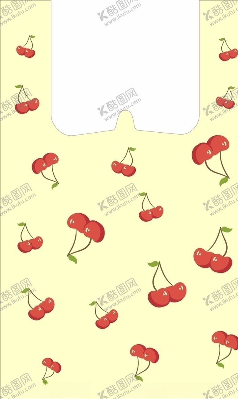 编号：25978809281756044280【酷图网】源文件下载-樱桃水果袋广告袋