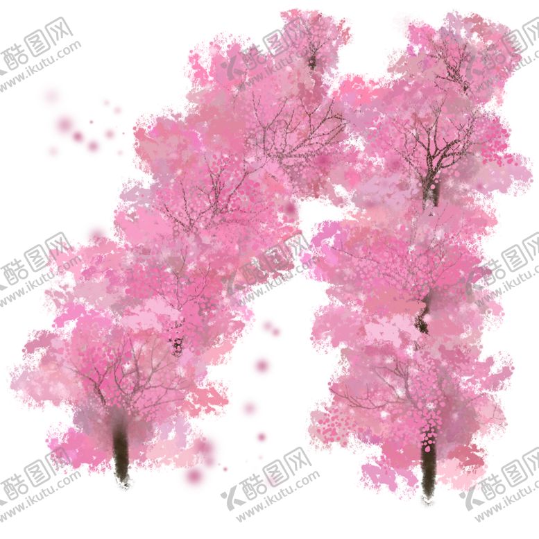 编号：42879110210935483433【酷图网】源文件下载-樱花装饰素材
