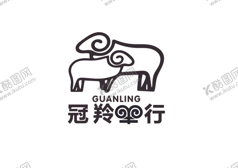 编号：66502301122255483449【酷图网】源文件下载-冠羚 羊行 标志
