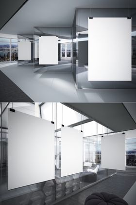 路边大海报宣传样机展示