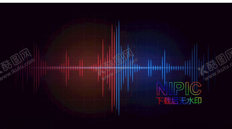 编号：95644405010100008519【酷图网】源文件下载-音效音频波形