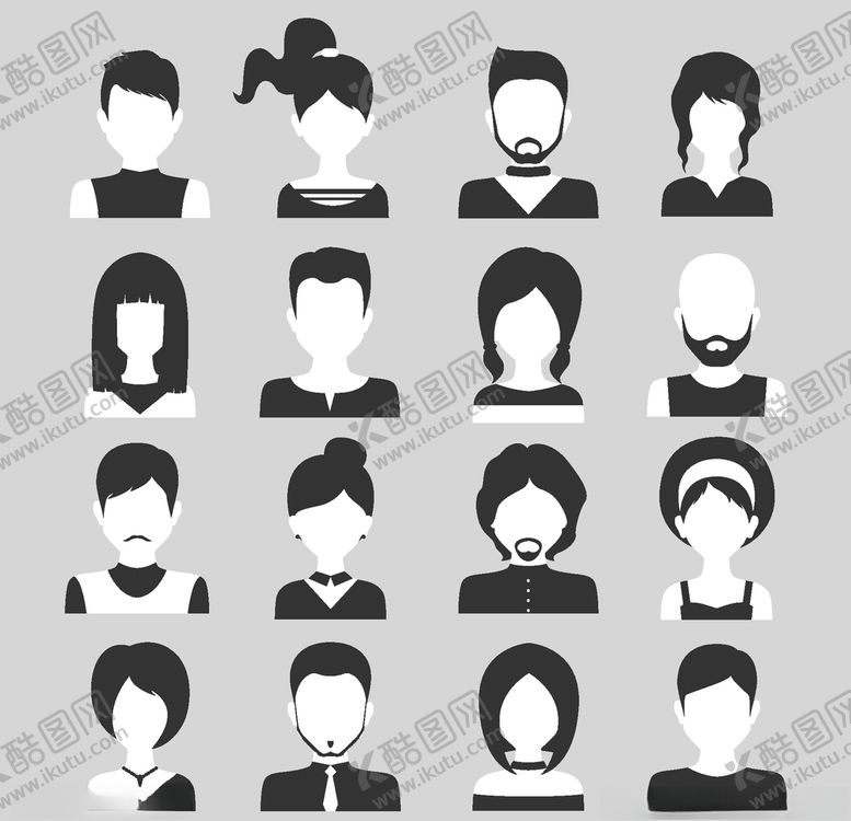 编号：39422209270742276031【酷图网】源文件下载-人物剪影